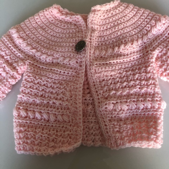 Baby sweater with matching hat - Picture 4 of 4